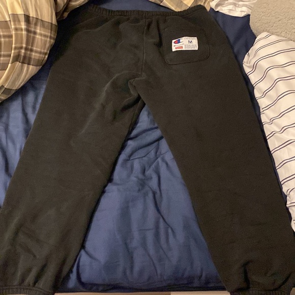 SUPREME x CHAMPION SWEATPANTS (SEND BEST OFFER) - Picture 2 of 3